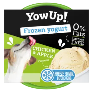 Descubre los beneficios de YowUp Helado Pollo y Manzana para tus mascotas