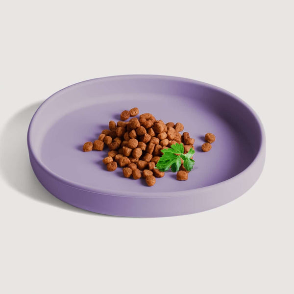 Comedero Silicona Plano Lila