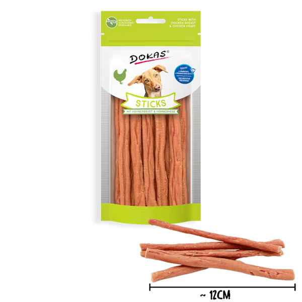 Dokas Sticks Pechuga y Corazón de Pollo