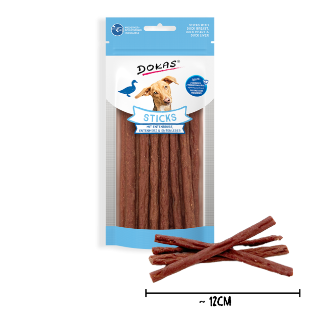 Dokas Sticks Pechuga Pato con Corazón e Hígado Dokas