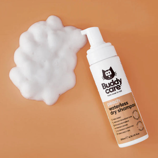 Buddy Care Champú Seco Melocotón