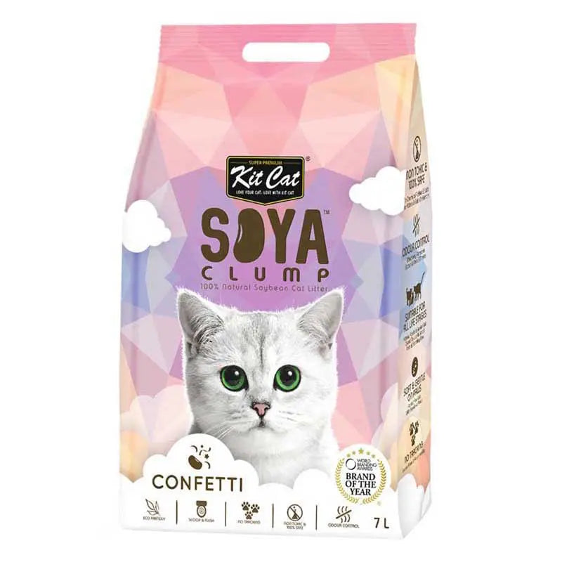 Kit Cat Arena Eco Soyaclump - Confetti AnimalMax