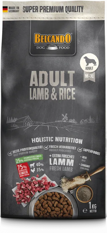 Belcando Adult Lamb & Rice M-XL - AnimalXop