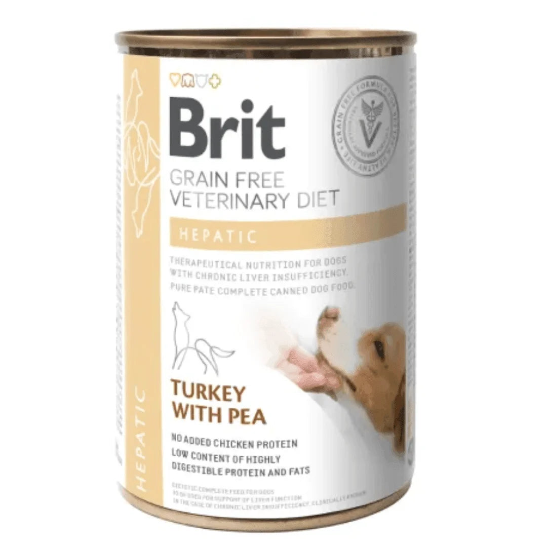 Brit Dieta Veterinaria Lata Hepatic GF Brit