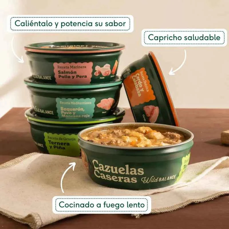 Cazuela Casera de Salmón, Pollo y Pera