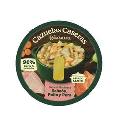 Cazuela Casera de Salmón, Pollo y Pera