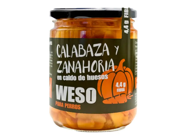 Calabaza y Zanahoria en Caldo de Huesos Weso