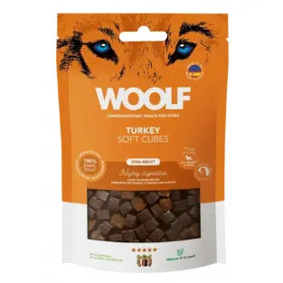 Woolf Cubes Semihúmedos de Pavo - AnimalXop