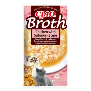 Broth de Pollo y Salmón INABA