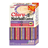 Caja Churu Hairball Control Pollo y Atún x20