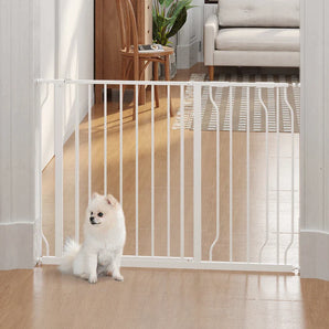 Barrera de Seguridad de Perros Extensible para Escaleras y Puertas 75-115 cm