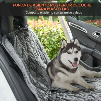 Funda de Asiento de Coche para Perros Cubierta Protectora Mascotas Antideslizante