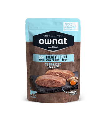 OWNAT WET Esterilizado Pavo & Atún