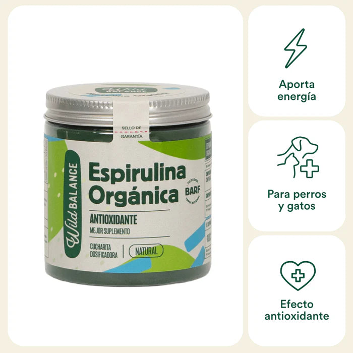 Espirulina orgánica Wild Balance