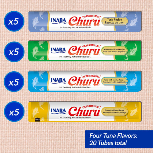 Caja Churu Variedades Atún x20