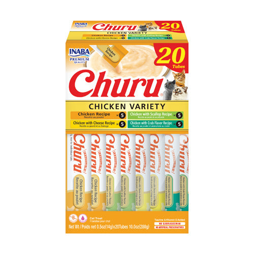 Caja Churu Variedades Pollo INABA