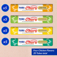 Caja Churu Variedades Pollo INABA