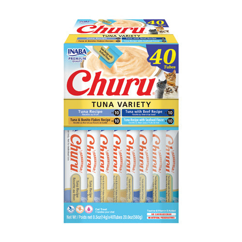 Caja Churu Variedades Atún x40 INABA