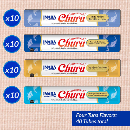 Caja Churu Variedades Atún x40 INABA