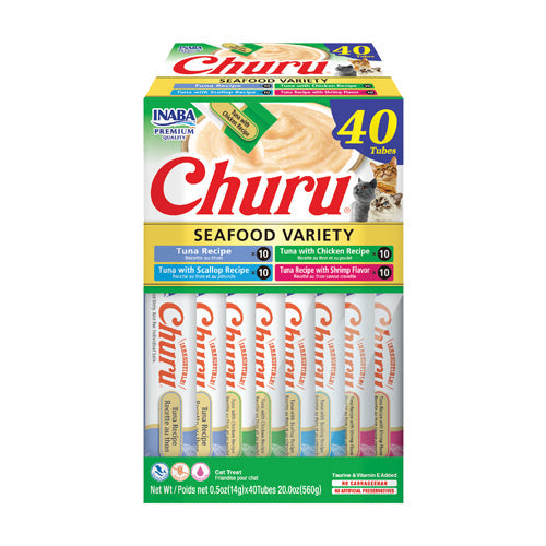 Caja Churu Variedades Atún x40 INABA