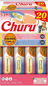 Churu 20 Tubos Salmón (Salmón y Salmón con Atún)