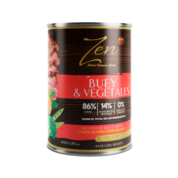 Zen Lata Buey y Vegetales Zen