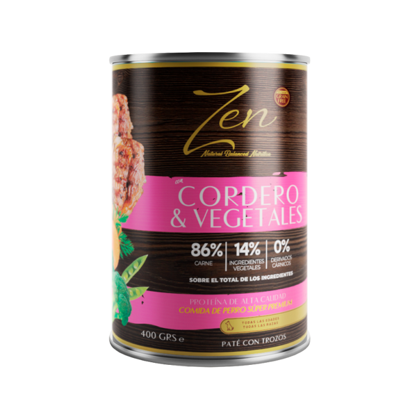 Zen Lata Cordero y Vegetales Zen