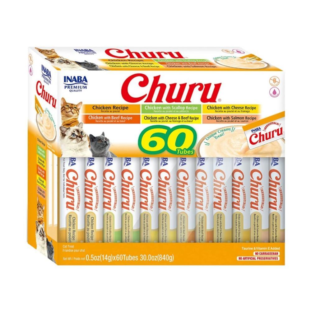 Caja Churu Variedades Pollo x60 INABA