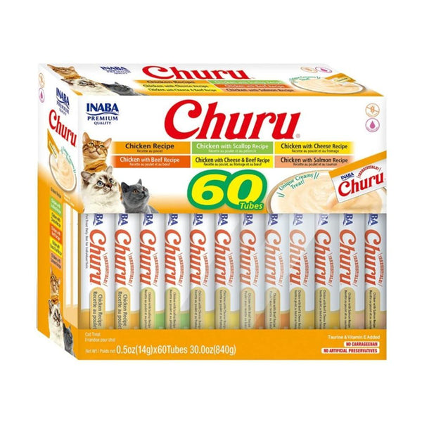 Caja Churu Variedades Pollo x60 INABA