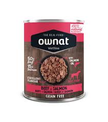 OWNAT WET Buey y Salmón