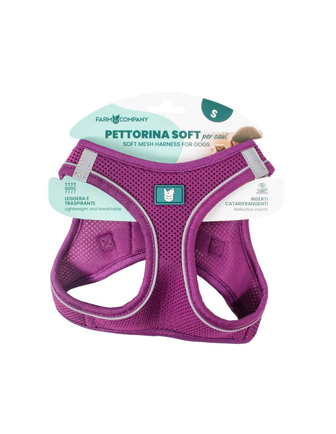 Arnés Soft con Rejilla Violeta