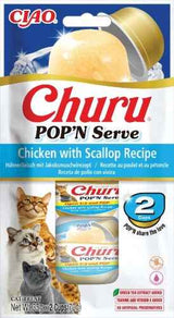 Churu POP´N Serve Pollo con Vieira