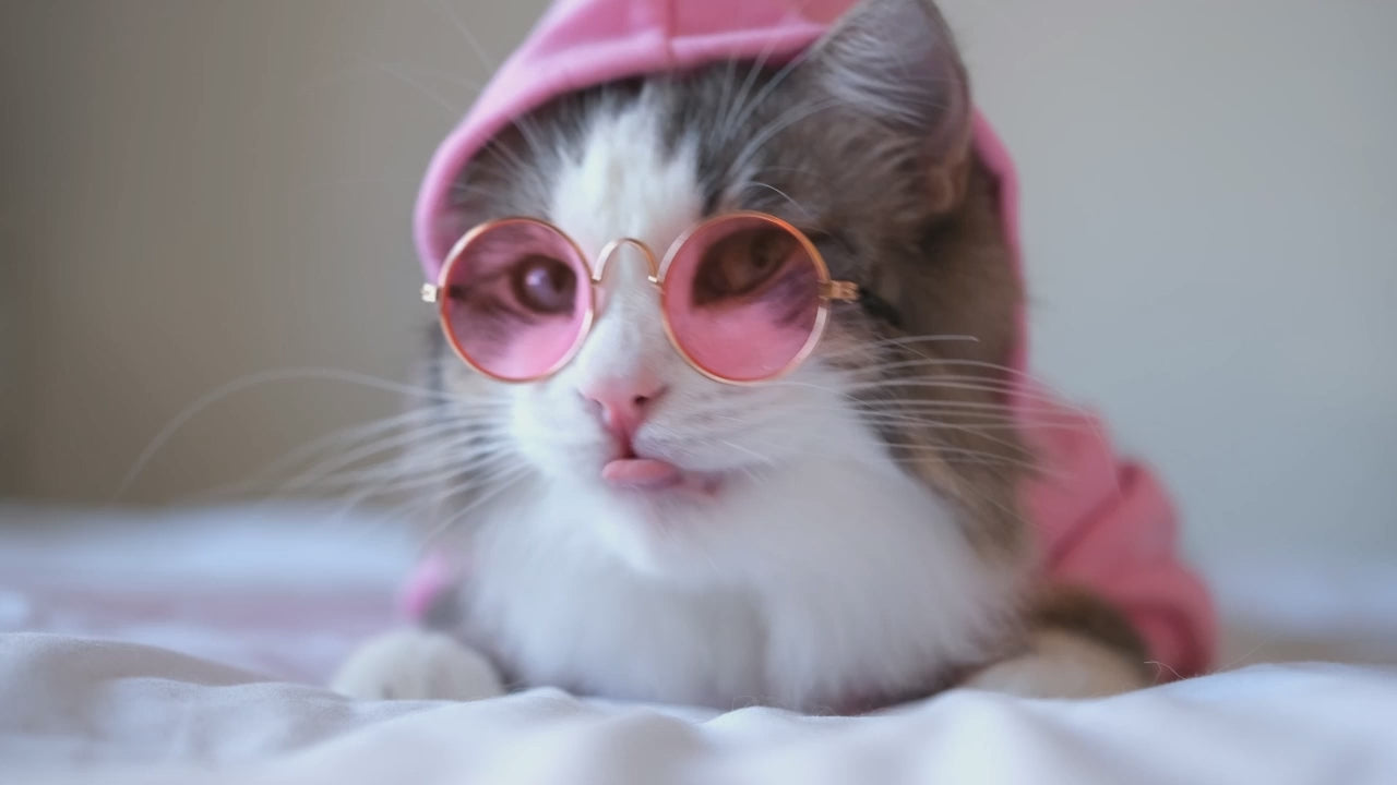 Gato con Gafas de sol AnimalXop